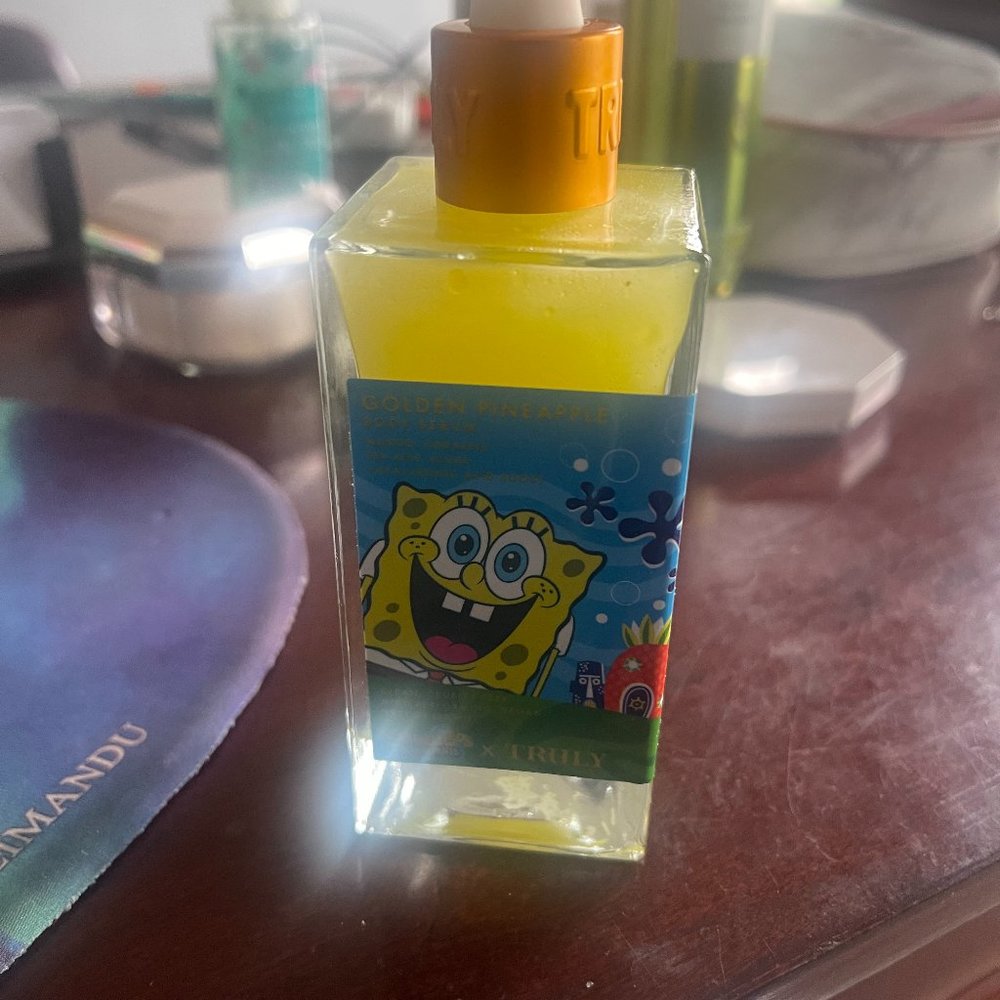 Truly Beauty Golden Pineapple Body Serum Spongebob Squarepants